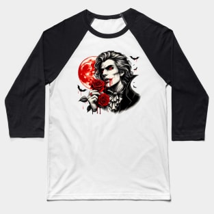 Romantic Vampire  Vintage Baseball T-Shirt